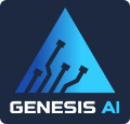 genesisAI logo with background