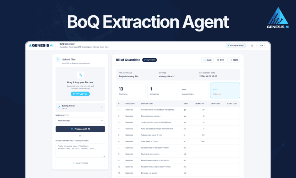 BoQ Extraction Agent