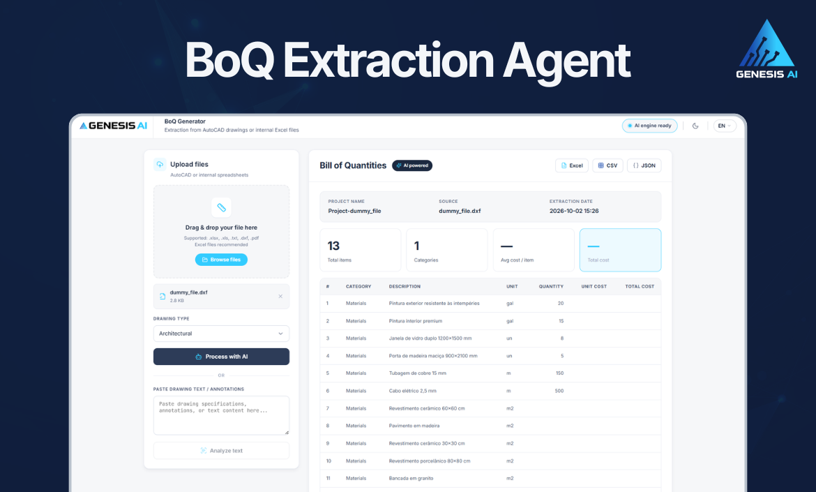 BoQ Extraction Agent